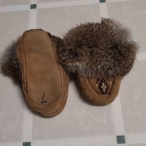 Handmade toddler moccasins